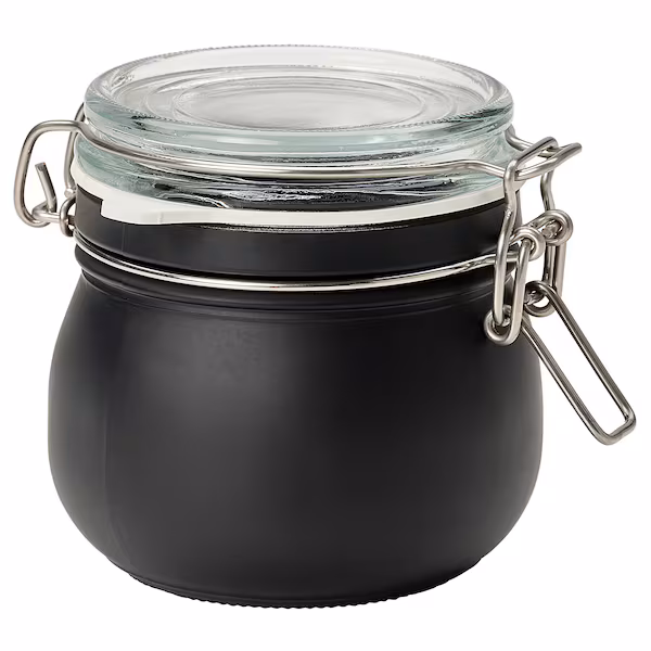 korken-jar-with-lid-clear-glass-black__1301409_pe937402_s5