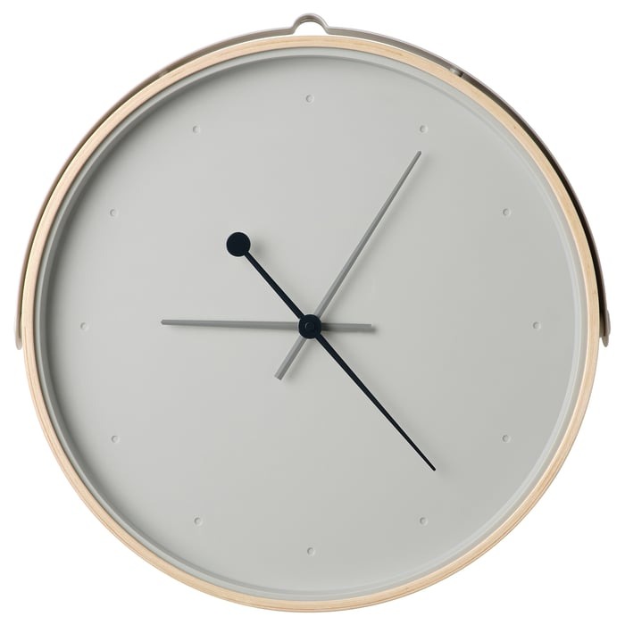 rotbloeta-wall-clock-ash-veneer-light-grey-40540855